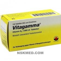Витагамма витамин Д3 (VITAGAMMA Vitamin D3) 1.000 I.E. Tabletten 100 St
