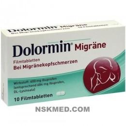 DOLORMIN Migräne Filmtabletten 10 St