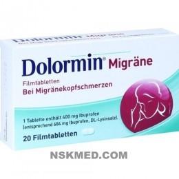 DOLORMIN Migräne Filmtabletten 20 St