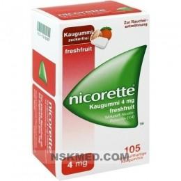 NICORETTE 4 mg freshfruit Kaugummi 105 St