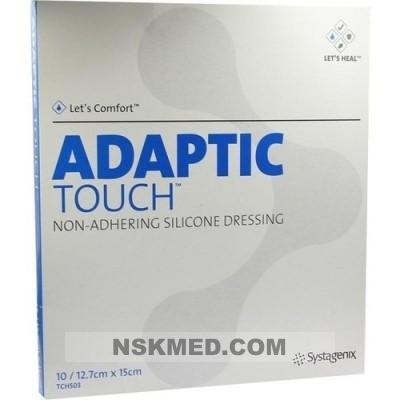 ADAPTIC Touch 12,7x15 cm nichthaft.Sil.Wundauflage 10 St