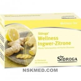 SIDROGA Wellness Ingwer-Zitrone Tee Filterbeutel 20 St