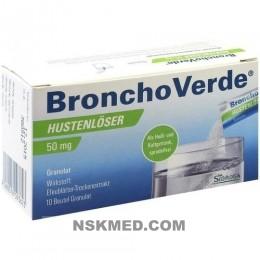 BRONCHOVERDE Hustenlöser 50 mg Granulat 10 St