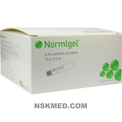 Нормлгель 0,9% раствор хлорида гель для ран (NORMLGEL) steril 10X15 g
