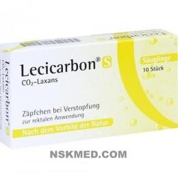LECICARBON S CO2 Laxans Suppositorien 10 St