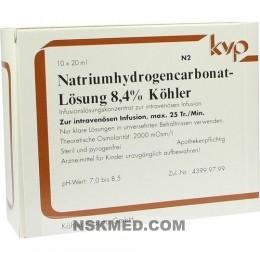 NATRIUM HYDROGENCARBONAT 8,4% 10X20 ml
