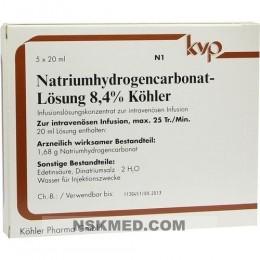 NATRIUM HYDROGENCARBONAT 8,4% 5X20 ml