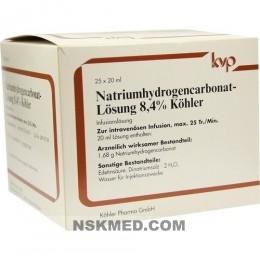 NATRIUM HYDROGENCARBONAT 8,4% 25X20 ml