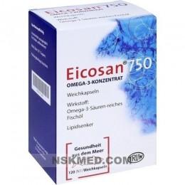 EICOSAN 750 Omega-3 Konzentrat Weichkapseln 120 St