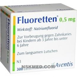 Флюореттен (FLUORETTEN) 0,5 mg Tabletten 300 St