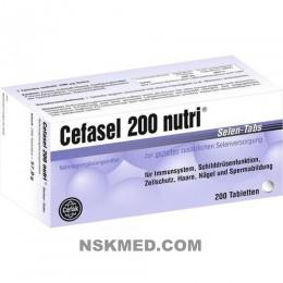 Цефасель (CEFASEL) 200 nutri Selen-Tabs 200 St