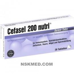 Цефасель (CEFASEL) 200 nutri Selen-Tabs 20 St