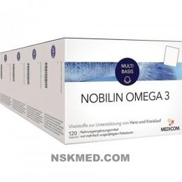 Нобилин (NOBILIN) Omega 3 Kapseln 4X120 St