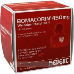 Бомакорин таблетки (BOMACORIN) 450 mg Weißdorntabl. N Filmtabletten 100 St
