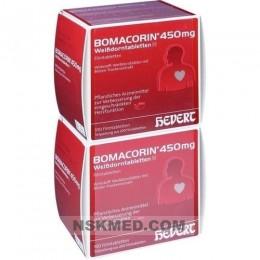 Бомакорин таблетки (BOMACORIN) 450 mg Weißdorntabl. N Filmtabletten 200 St