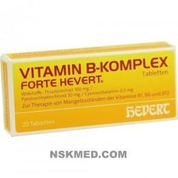 VITAMIN B Komplex forte Hevert Tabletten 20 St