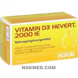 VITAMIN D3 Hevert 2.000 I.E. Tabletten 120 St