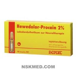 HEWEDOLOR Procain 2% Ampullen 100 St