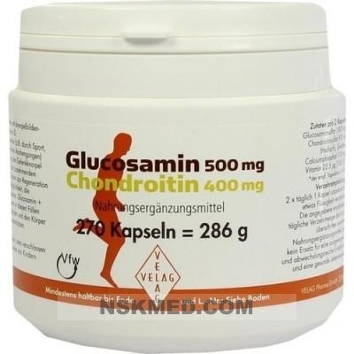 GLUCOSAMIN 500 mg+Chondroitin 400 mg Kapseln 270 St