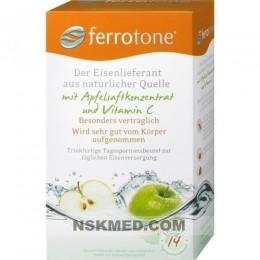 FERROTONE Eisen m.Apfelkonzentrat u.Vitamin C Btl. 14X25 ml