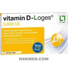 Витами D-логес 5600МЕ жевательные таблетки (VITAMIN D-Loges 5.600 I.E. Kautabletten)  30 St