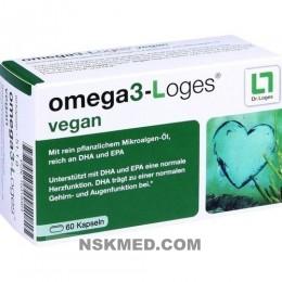 OMEGA 3-Loges vegan Kapseln 60 St