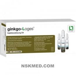 GINKGO-LOGES Injektionslösung D 4 Ampullen 50X2 ml