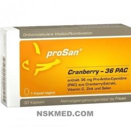PROSAN Cranberry 36 PAC Kapseln 30 St