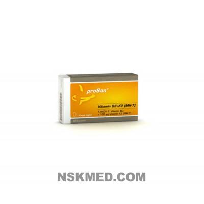 PROSAN Vitamin D3+K2 MK-7 Kapseln 30 St