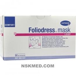 FOLIODRESS mask Comfort loop blau OP-Masken 50 St