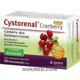 CYSTORENAL Cranberry plus 20 St