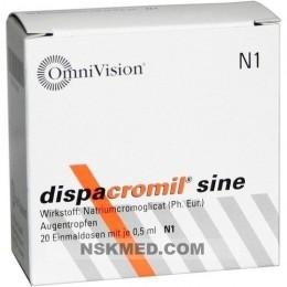 DISPACROMIL sine EDP Augentropfen 20X0.5 ml