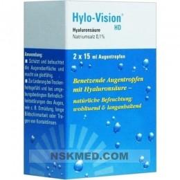 Гило-висион капли глазные (HYLO-VISION HD Augentropfen) 2X15 ml