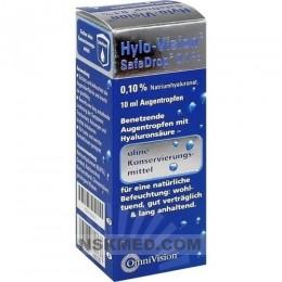 Хило-Вижион капли (HYLO-VISION) SafeDrop 0,1% Augentropfen 10 ml