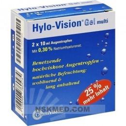 Гило-висион гель-капли глазные (HYLO-VISION Gel multi Augentropfen) 2X10 ml