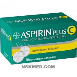 Аспирин плюс "С" шипучие таблетки (ASPIRIN plus C Brausetabletten) 20 St