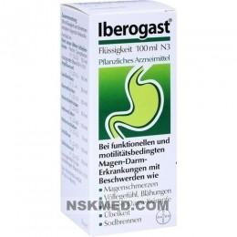 Иберогаст жидкость для перорального приема в виде капель (IBEROGAST flüssig) 100 ml