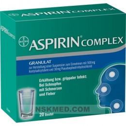 Аспирин Комплекс растворимый порошок в пакетиках 20 шт. (ASPIRIN COMPLEX Btl.m.Gran.z.Herst.e.Susp.z.Einn.) 20 St