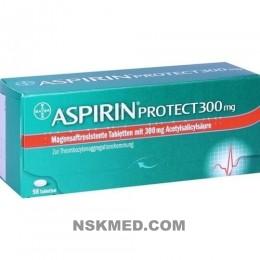 Аспирин Протект таблетки с энтеросолюбильным покрытием (ASPIRIN Protect) 300 mg magensaftres.Tabletten 98 St
