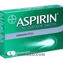 Аспирин таблетки шипучие (ASPIRIN) 500 mg überzogene Tabletten 8 St