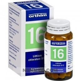 BIOCHEMIE Orthim 16 Lithium chloratum D 12 Tabl. 100 St