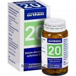 BIOCHEMIE Orthim 20 Kalium alumin.sulfur.D 12 Tab. 100 St