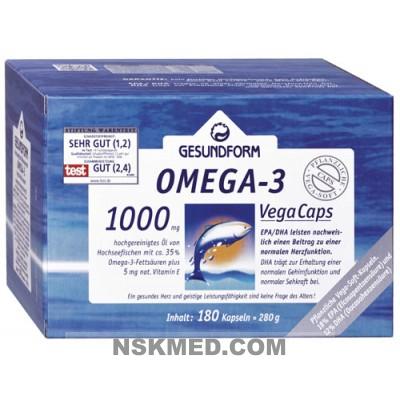 Омега 3 GESUNDFORM (Omega-3) 1.000 mg Kapseln 180 St