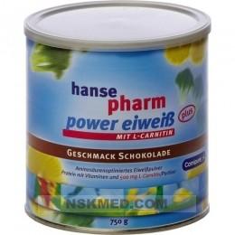 HANSEPHARM Power Eiweiß plus Schoko Pulver 750 g