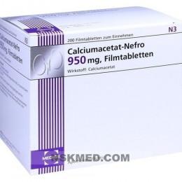 Кальцимацетат Нефро (CALCIUMACETAT NEFRO) 950 mg Filmtabletten 200 St