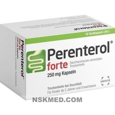 Перентерол форте капсулы (PERENTEROL forte) 250 mg Kapseln 10 St