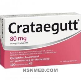 CRATAEGUTT 80 mg Filmtabletten 100 St