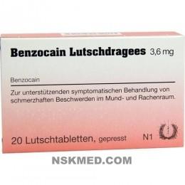 BENZOCAIN Lutschdragees 20 St