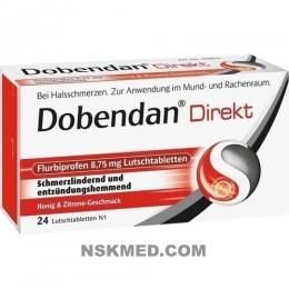 Добендан (DOBENDAN) Direkt Flurbiprofen 8,75 mg Lutschtabl. 24 St