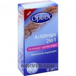 OPTREX ActiDrops 2in1 f.trockene+gereizte Augen 10 ml